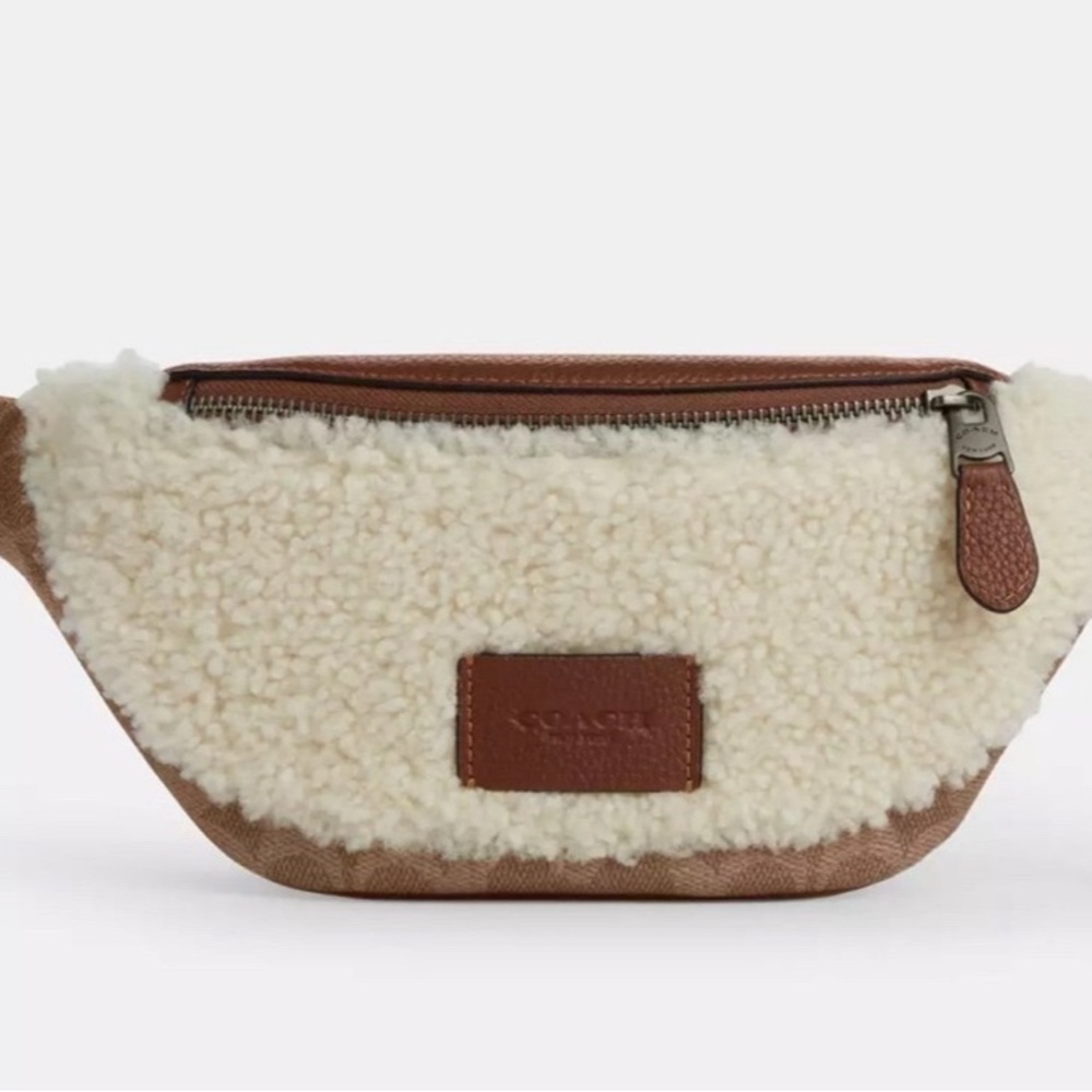 NWT Coach Warren Mini Belt Bag In Signature Canvas CY884 - Picture 2 of 8